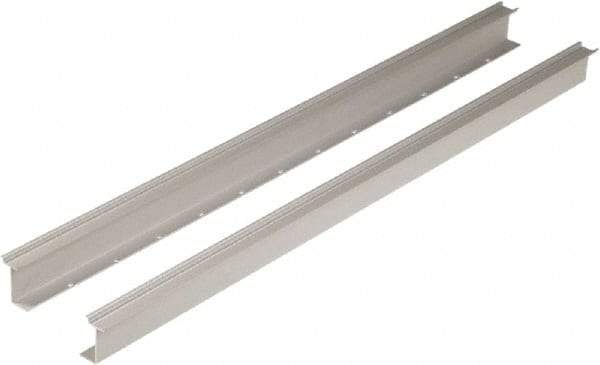 Square D - 1m Long x 0.3 Inch Wide x 1.38 Inch High x Aluminum DIN Rail - 0.04 Inch Thick - Industrial Tool & Supply