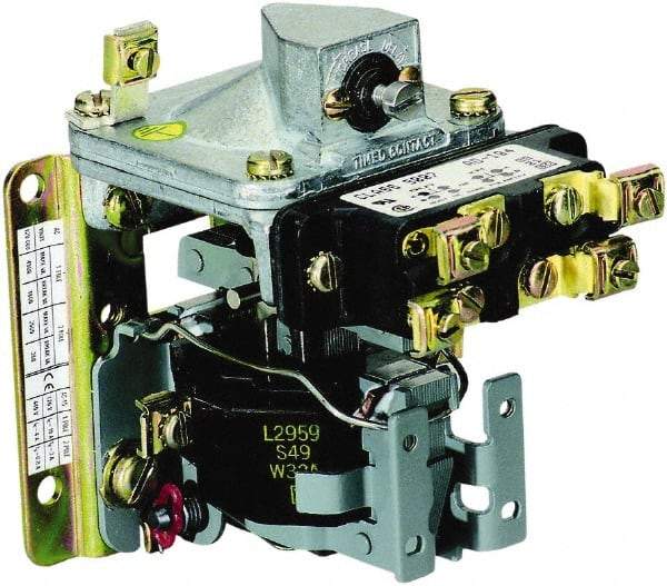 Schneider Electric - 0.1 sec to 1 min Indoor Pneumatic Timer - 600 VAC, 50/60 Hz, - Industrial Tool & Supply