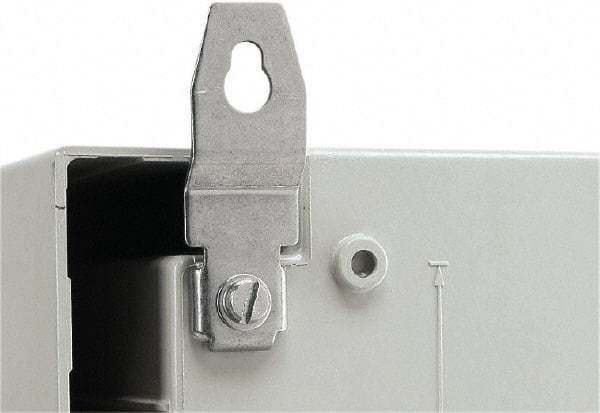 Schneider Electric - Electrical Enclosure Stainless Steel Wall Mount Lug - For Use with PLM3025-108 Wall Mounting Enclosure, RoHS Compliant, Includes Mounting Hardware - Industrial Tool & Supply
