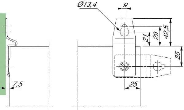 Schneider Electric - Electrical Enclosure Stainless Steel Wall Mount Lug - For Use with CRN Wall Mounting Steel Enclosure/S3X Stainless Steel Wall Mounting Enclosure, RoHS Compliant - Industrial Tool & Supply