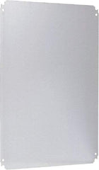 Schneider Electric - Electrical Enclosure Steel Mounting Plate - For Use with 700 (H) x 500 (W) Floor Standing Enclosure, RoHS Compliant, Includes Mounting Hardware & Mounting Plate - Industrial Tool & Supply