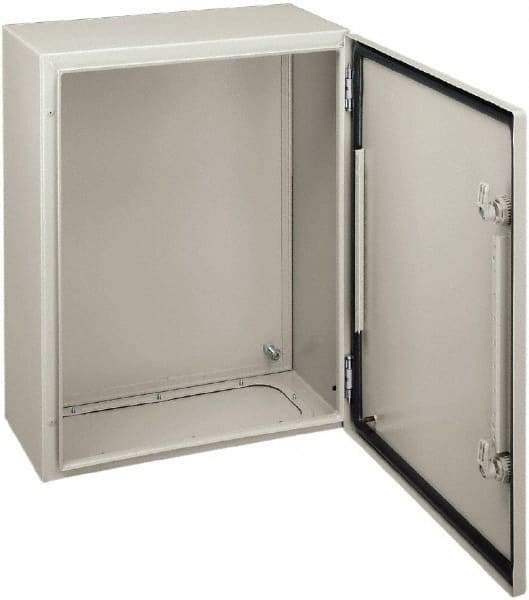 Schneider Electric - Steel Standard Enclosure Hinge Cover - NEMA 4, 400mm Wide x 400 mm High x 200mm Deep - Industrial Tool & Supply