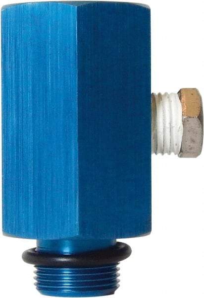 Parker - 1/2 NPT Air Compressor Vacuum Pump to Filter Adapter - 2.44" High, Use with Welch Pump Models #1400, 1405 - Industrial Tool & Supply