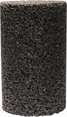 Tru-Maxx - Type 18, 1-1/2" Max Diam, 2-1/2" Head Thickness, 24 Grit Oval Cone - Zirconia Alumina, Coarse Grade, 3/8-24 Shank Thread - Industrial Tool & Supply