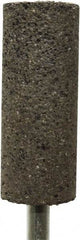 Tru-Maxx - 1" Head Diam x 2" Thickness, W222, Cylinder End, Zirconia Alumina Mounted Point - Brown, Medium Grade, 36 Grit, 15,900 RPM - Industrial Tool & Supply