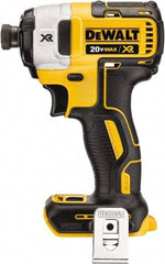 DeWALT - 20 Volt, 1/4" Drive, 20, 125, 152 Ft/Lb Torque, Cordless Impact Driver - 1000, 2800, 3250 RPM, Lithium-Ion, Bare Tool - Industrial Tool & Supply