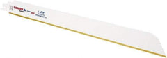 Lenox - 12" Long x 1" Thick, Bi-Metal Reciprocating Saw Blade - Tapered Profile, 14 TPI, Toothed Edge, Universal Shank - Industrial Tool & Supply