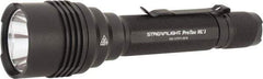 Streamlight - White LED Bulb, 1,100 Lumens, Industrial/Tactical Flashlight - Black Aluminum Body, 3 CR123A Lithium Batteries Included - Industrial Tool & Supply