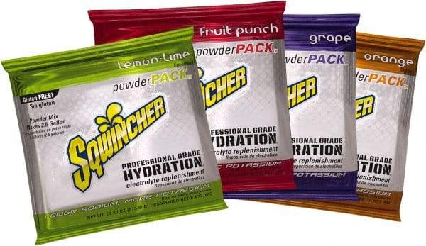 Sqwincher - 2.5 Gal Pack Assorted Flavors Activity Drink - Powdered, Yields 2.2 Gal - Industrial Tool & Supply