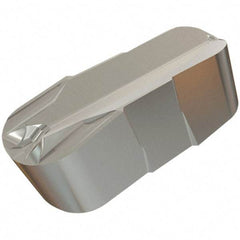 Iscar - 635318GIF Grade IC20, 6.35mm Cutting Width Carbide Grooving Insert - 10.6mm Max Depth of Cut, Neutral, 3.18mm Corner Radius, Uncoated - Industrial Tool & Supply