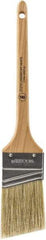 Wooster Brush - 2" Angled Hog Sash Brush - 2-11/16" Bristle Length, 7-7/8" Maple Rattail Handle - Industrial Tool & Supply