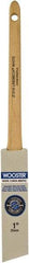 Wooster Brush - 1" Angled Hog Sash Brush - 2-3/16" Bristle Length, 6-1/2" Maple Rattail Handle - Industrial Tool & Supply