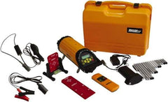 Johnson Level & Tool - 1 Beam 800' Max Range Self Leveling Pipe Laser - Red Beam, 1/16" at 100' Accuracy, 5-1/4" Long x 15" High, Battery Included - Industrial Tool & Supply