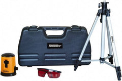 Johnson Level & Tool - 1 Beam 100' (Interior) Max Range Self Leveling Cross Line Laser - Red Beam, 1/4" at 35' Accuracy, 5" Long x 3-1/2" Wide x 4" High, Battery Not Included - Industrial Tool & Supply