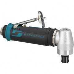 Dynabrade - 1/4" Collet, Angle Handle, Air Angle Die Grinder - 20,000 RPM, Rear Exhaust, 26 CFM, 0.4 hp, 90 psi, 1/4 NPT Inlet - Industrial Tool & Supply