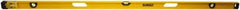 DeWALT - Magnetic 78" Long 3 Vial I-Beam Level - Aluminum, Yellow - Industrial Tool & Supply