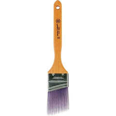 Wooster Brush - 2" Angled Synthetic Sash Brush - 2-11/16" Bristle Length, 7.77" Maple Fluted Handle - Industrial Tool & Supply
