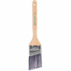 Wooster Brush - 2" Angled Synthetic Sash Brush - 2-11/16" Bristle Length, 7.88" Maple Fluted Handle - Industrial Tool & Supply