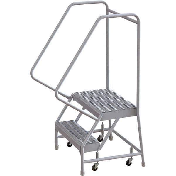 TRI-ARC - Rolling & Wall Mounted Ladders & Platforms Type: Rolling Warehouse Ladder Style: Rolling Safety Ladder - Industrial Tool & Supply