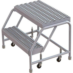 TRI-ARC - Rolling & Wall Mounted Ladders & Platforms Type: Rolling Warehouse Ladder Style: Rolling Safety Ladder - Industrial Tool & Supply