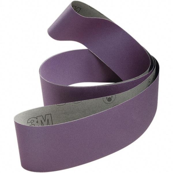 3M - 4" Wide x 132" OAL, 80 Grit, Ceramic Abrasive Belt - Ceramic, Coated, Cloth Backing, Series 970DZ - Industrial Tool & Supply
