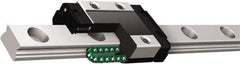 THK - 23.4mm Block L x 17mm W x 6.7mm H, 8mm Transverse Hole Spcg, 12mm Lateral Hole Spcg, 2-Row Mini SRS7GM Assembly - M2x2.3 Block Hole, 40mm Rail L x 7mm W x 4.7mm H, 8mm Assembly H, 0mm Overhang - Industrial Tool & Supply