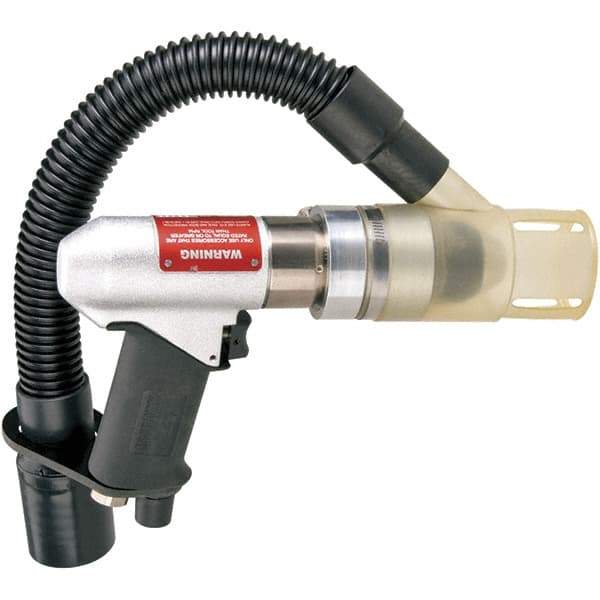 Dynabrade - 3/8" Keyless Chuck - Pistol Grip Handle, 4,500 RPM, 0.7 hp, 90 psi - Industrial Tool & Supply