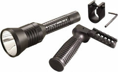 Streamlight - White LED Bulb, 200 Lumens, Industrial/Tactical Flashlight - Black Aluminum Body, 2 CR123A Lithium Batteries Included - Industrial Tool & Supply