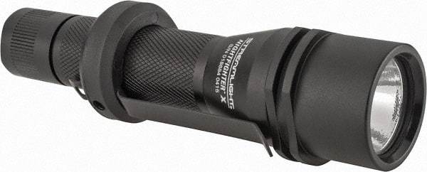 Streamlight - White LED Bulb, 200 Lumens, Industrial/Tactical Flashlight - Black Aluminum Body, 2 CR123A Lithium Batteries Included - Industrial Tool & Supply