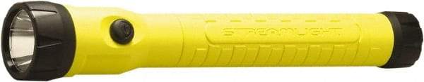 Streamlight - White LED Bulb, 130 Lumens, Industrial/Tactical Flashlight - Yellow Plastic Body, 1 4.8 V\xB6Sub-C Battery Included - Industrial Tool & Supply