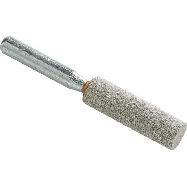 WALTER Surface Technologies - 3/8" Head Diam, Cylinder End, Silicon Carbide Mounted Point - Orange, Fine Grade, 37,210 RPM - Industrial Tool & Supply