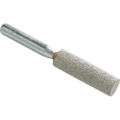 WALTER Surface Technologies - 3/8" Head Diam, Cylinder End, Silicon Carbide Mounted Point - Orange, Fine Grade, 37,210 RPM - Industrial Tool & Supply