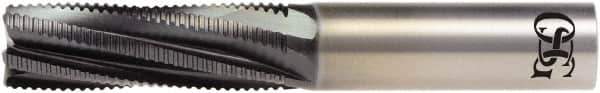 OSG - 5/16" Cutting Diam x 15/16" Length of Cut, 6 Flute, Spiral Router Bit - Diamond Coated, Right Hand Cut, Solid Carbide, 3" OAL x 3/8" Shank Diam, Roughing, 15° Helix Angle - Industrial Tool & Supply