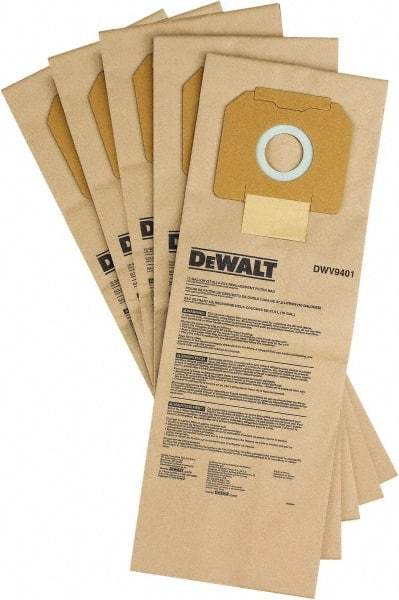DeWALT - Paper Dust Collection Bag - For DWV010, DWV012 - Industrial Tool & Supply
