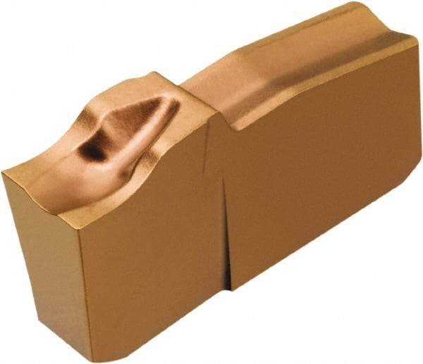 Sandvik Coromant - L151.225 5F 1125 Grade, 0.0984" Cutting Width, Carbide Cutoff Insert - 12° Left Hand Lead Angle, 0.0039" Cnr Rad, TiAlN Coated - Industrial Tool & Supply