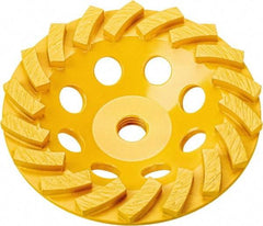DeWALT - 5" Diam x 5/8" Hole x 1.1" Thick, I Hardness, Surface Grinding Wheel - Diamond, Type 11C9, Medium/Fine Grade - Industrial Tool & Supply