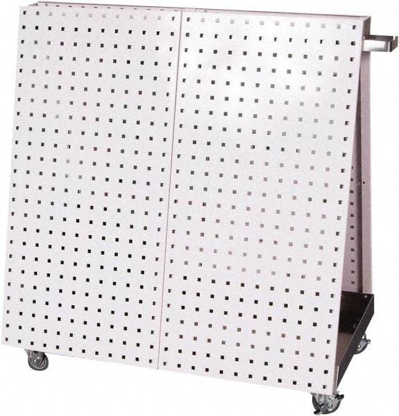 Triton - 21-1/4 Inches Wide x 39-1/4 Inches High x 36-3/4 Inches Deep A-Frame Double Sided Pegboard Tool Cart - 800 Lbs. Load Limit - Industrial Tool & Supply