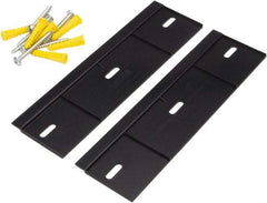 Triton - 3.3" Wide, Black Bin Hanging Rail - Use with LocBin - Industrial Tool & Supply