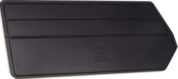 Triton - 4.6" High, Black Bin Divider - Use with LocBin - 3-235 - Industrial Tool & Supply