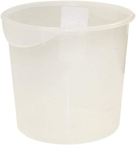 Rubbermaid - Round, Clear Polypropylene Food Storage Container - 11.9" High x 13.1" Wide - Industrial Tool & Supply