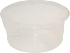 Rubbermaid - Round, Clear Polypropylene & Polycarbonate Food Storage Container - 10.6" High x 10" Wide - Industrial Tool & Supply