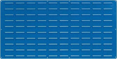 Triton - 48" Wide x 24" High, Blue Louvered Bin Panel - Use with LocBin - Industrial Tool & Supply