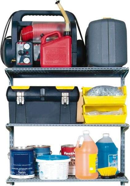 Triton - 18" Wide, 32" High, Open Shelving Accessory/Component - Steel, Epoxy Coated Finish, 34" Long, Use with 1700 Storability Series - Industrial Tool & Supply