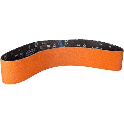 4″ × 54″ SG Blaze R980P Narrow Belt 80 Grit Ceramic Alumina - Industrial Tool & Supply