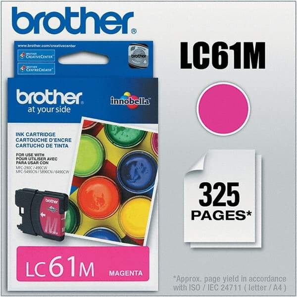 Brother - Magenta Ink Cartridge - Use with Brother DCP-J140W, 165C, 375CW, 385C, 395CN, 585CW, MFC-250C, 255CW, 290C, 295CN, 490CW, 495CW, J615W, 775CW, 790CW, 795CW, 990CW - Industrial Tool & Supply