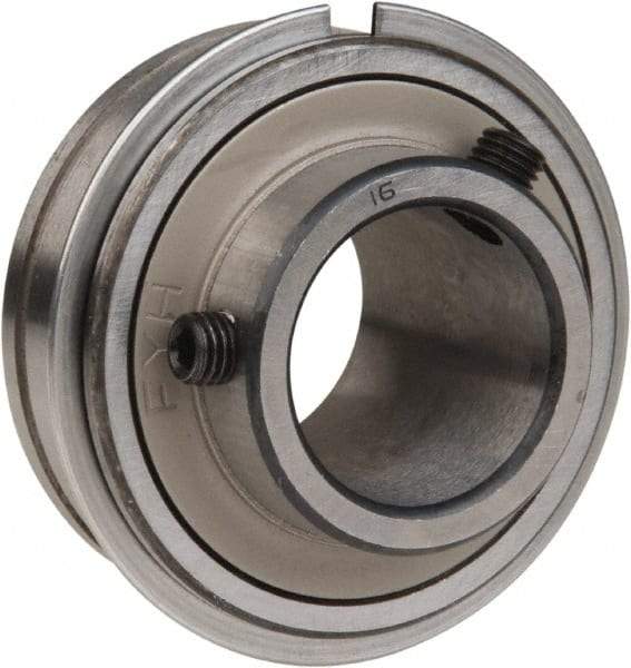 Value Collection - 1" ID x 2.047" OD, 3,147 Lb Dynamic Capacity, Free Spin Insert Insert Bearing - 52100 Steel Insert, 3/4" Race Width, 1,764 Lb Static Capacity - Industrial Tool & Supply