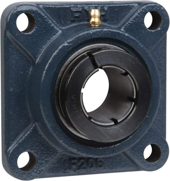 Value Collection - 1-3/16" ID, 4-1/4" OAL x 1-21/32" OAH 4-Bolt Flange - 2,540 Lb Static Cap, 4,383 Lb Dyn Cap, 3-17/64" Btw Mnt Hole Ctrs, 45/64" Base-to-Ctr Ht, Cast Iron - Industrial Tool & Supply