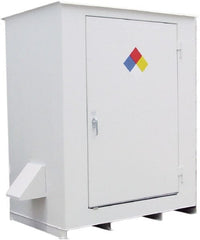 Enpac - Outdoor Safety Storage Buildings Number of Drums: 8 Fire Rated: Yes - Industrial Tool & Supply