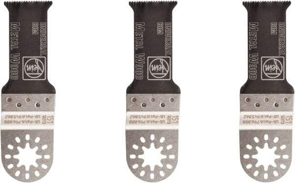 Fein - Rotary & Multi-Tool Multi-Use Saw Blade - 1-1/8" Universal E-Cut Blade, For Fein Multimaster, Wood, Drywall, Plastic Saw Blade - Industrial Tool & Supply