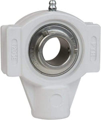 Value Collection - 1-1/4" ID, 4.91" OAL x 4.03" OAH Take Up Unit - 2,540 Lb Static Cap, 4,383 Lb Dyn Cap, Thermoplastic - Industrial Tool & Supply